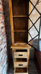 Mango Houten Vitrinekast - Zo Goed Als Nieuw!, Ophalen, 50 tot 100 cm, Zo goed als nieuw, Met lade(s)