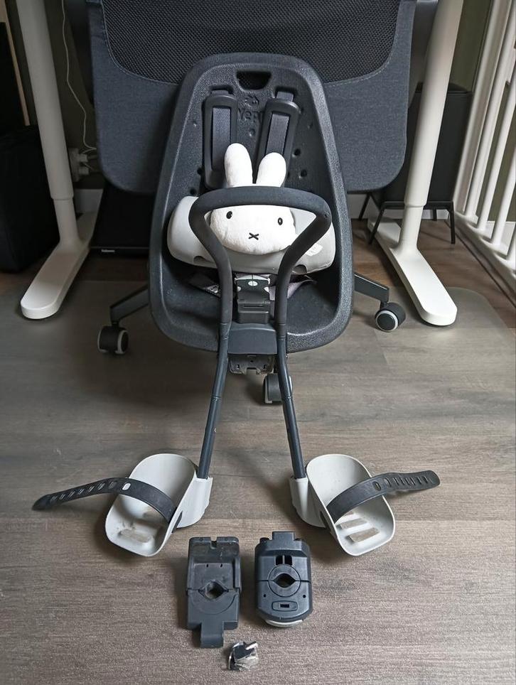 Thule Yepp mini voorzitje, zeer compleet, Fietsen en Brommers, Fietsaccessoires | Fietsstoeltjes, Zo goed als nieuw, Voorzitje