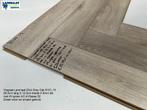 Visgraat Laminaat Grey oak 8mm dik 4V-groev €16,95m2 inc.btw, 75 m² of meer, Nieuw, Visgraat Laminaat grey oak, Ophalen of Verzenden