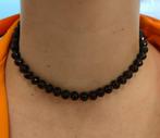 Antieke jaren '20 gefacetteerde granaat kralen ketting., Sieraden, Tassen en Uiterlijk, Antieke sieraden, Ophalen of Verzenden