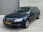 Blauwe Audi A6 3.2 FSI 4X4 QUATTRO Avant 256PK Automaat!, Auto's, Automaat, USB, Zwart, 1715 kg