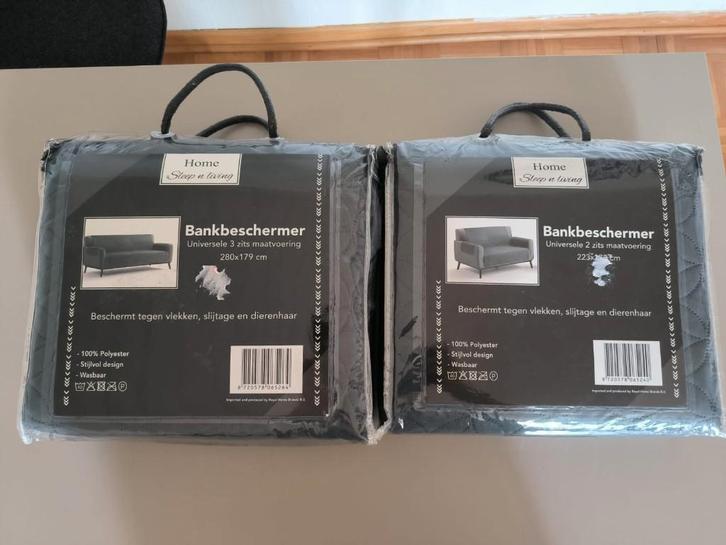 Bankbeschermers universele 2 en 3-zits donkerblauw, Huis en Inrichting, Banken | Bankstellen, Nieuw, Rechte bank, Vierpersoons of meer