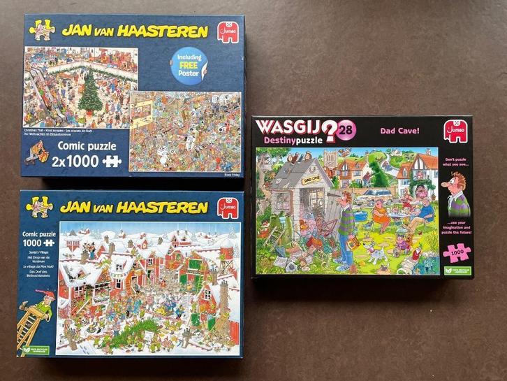 Jan van Haasteren / Wasgij puzzels, Hobby en Vrije tijd, Denksport en Puzzels, Zo goed als nieuw, Legpuzzel, 500 t/m 1500 stukjes