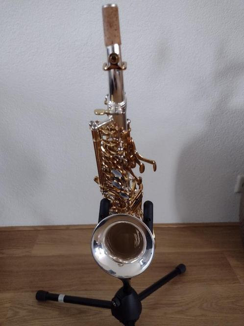 Gebogen sopraansax PMauriat System 76 II Als nieuw!, Muziek en Instrumenten, Blaasinstrumenten | Saxofoons, Zo goed als nieuw