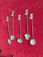 Djokja zilveren ijs- of longdrink lepels, Antiek en Kunst, Antiek | Bestek, Ophalen of Verzenden