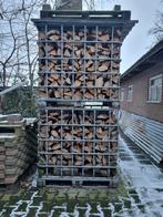 Stapel droog eiken gekleuvd brandhout, 3 tot 6 m³, Ophalen of Verzenden, Overige houtsoorten, Blokken