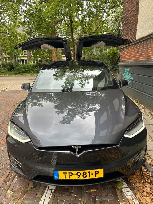 Tesla Model X 2018 Grijs 7 zits, Auto's, Tesla, Particulier, Model X, 360° camera, 4x4, ABS, Achteruitrijcamera, Adaptieve lichten