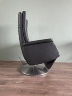 Luxe zwarte elektrische leren relax fauteuil / relax stoel, Ophalen, Nvt, Nvt, Nvt