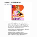 Basenfasten asiatisch, Ophalen of Verzenden, Gelezen, Dieet en Voeding, Sabine Wacker