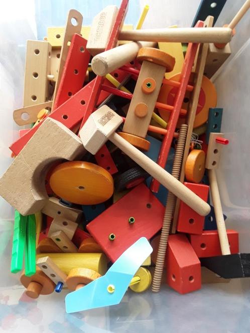 Houten constructiespeelgoed Matador, Kinderen en Baby's, Speelgoed | Houten speelgoed, Gebruikt, Overige typen, Ophalen of Verzenden