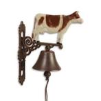 KOE / ROOD EN ZWART BONT / DEURBEL, Huis en tuin decoratie Marie, Nieuw, Info@huisentuindecoratiemarie.nl, Peize