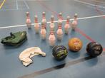 Bowling set 10 pins 3 bowlingballen, Sport en Fitness, Bowlen, Ophalen of Verzenden, Gebruikt