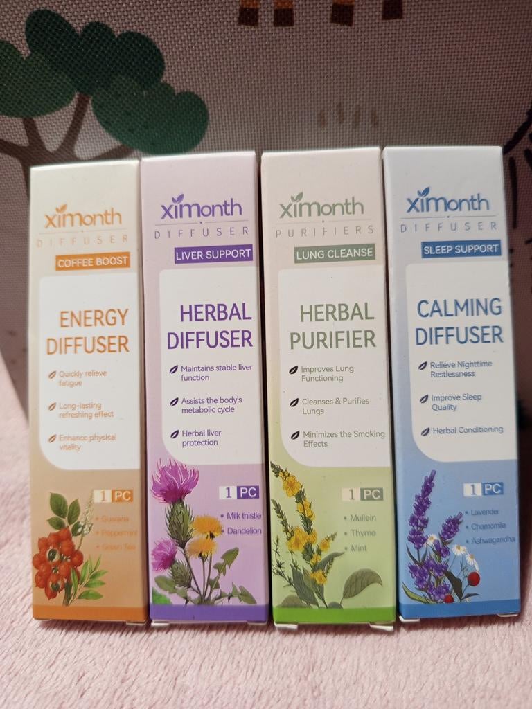 Ximonth Herbal Diffuser Sticks - Aromatherapie, Boeken, Ophalen of Verzenden, Nieuw, Natuur algemeen, Ximonth