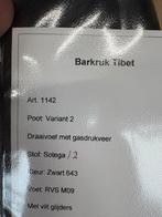 Barkruk Tibet - Zwart Leer - In hoogte verstelbaar, Ophalen, In hoogte verstelbaar, Leer, Zo goed als nieuw