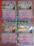 Espeon Holo 033/131 Prismatic evolution, Verzenden, Zo goed als nieuw, Losse kaart, Foil