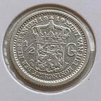 1/2 Gulden / Halve Gulden Zilver uit 1919 van Wilhelmina, Postzegels en Munten, Munten | Nederland, ½ gulden, Verzenden, Zilver