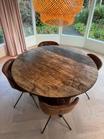 Eettafel rond - 130cm, Ophalen, Gebruikt, Rond, Vijf personen of meer