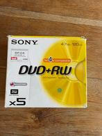 SONY DVD+RW - Nieuw in verpakking!, Ophalen of Verzenden, Nieuw, Dvd, Herschrijfbaar