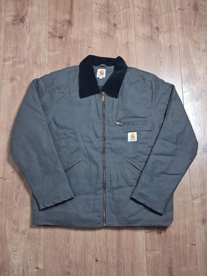 Carhartt WIP Jas Heren – Donkergrijs | Maat S, Kleding | Heren, Jassen | Winter, Nieuw, Maat 46 (S) of kleiner, Grijs, Ophalen of Verzenden