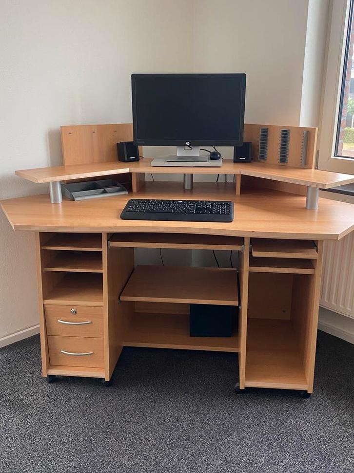 Gratis hoekbureau, Huis en Inrichting, Kasten | Computermeubels, Zo goed als nieuw, 70 tot 120 cm, Ophalen