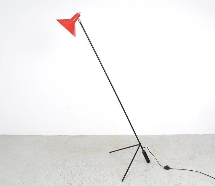 Anvia retro vloerlamp de Sprinkhaan J.J.M. Hoogervorst, Huis en Inrichting, Lampen | Vloerlampen, Zo goed als nieuw, 150 tot 200 cm