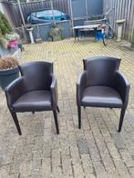 6 X bruine eetkamerstoelen, Huis en Inrichting, Stoelen, Ophalen, Gebruikt