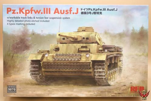 ROWASP | RFM Ryefield Model 1/35 Pz Kpfw III Ausf J, Hobby en Vrije tijd, Modelbouw | Auto's en Voertuigen, Nieuw, Tank, 1:32 tot 1:50