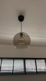 Grijze rookglas hanglamp - bol, Huis en Inrichting, Lampen | Hanglampen, Ophalen, Minder dan 50 cm, Glas, Modern-Industrieel