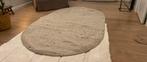 Bruin taupe creme wollen vloerkleed, Bruin, 200 cm of meer, Ophalen of Verzenden, Zo goed als nieuw