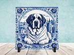 Sint Bernard Delfts Blauw tegel incl voet, Huis en Inrichting, Woonaccessoires | Overige, Ophalen of Verzenden, Nieuw