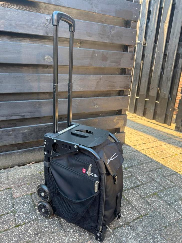 MAC Zuca koffer, Sieraden, Tassen en Uiterlijk, Koffers, Gebruikt, Metaal, 70 cm of meer, Uitschuifbare handgreep, Wieltjes, Ophalen