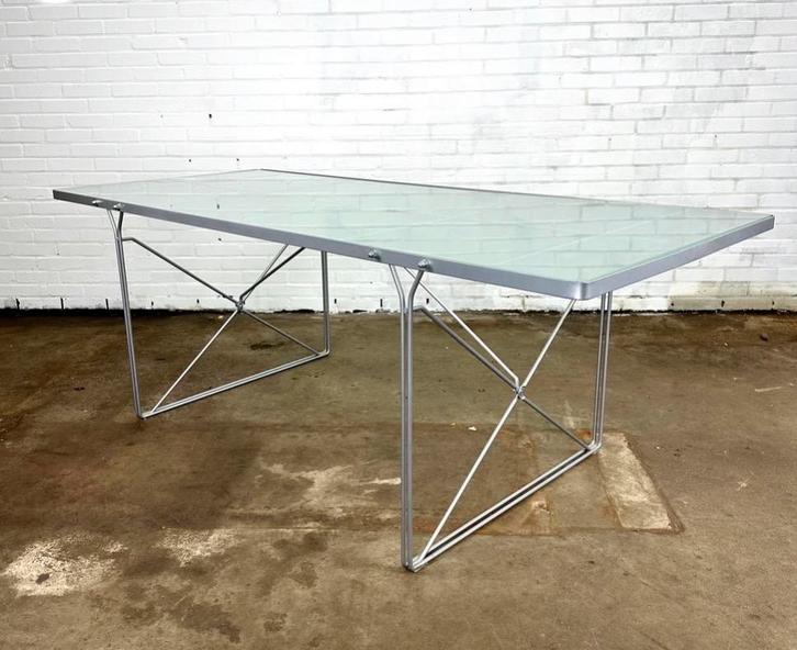Vintage IKEA Moment Eettafel - Niels Gammelgaard, Huis en Inrichting, Tafels | Eettafels, Gebruikt, 100 tot 150 cm, 150 tot 200 cm