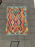 Handgeweven Kelim - Afghan Kilim tapijt 185x135 cm, Wol, Ophalen of Verzenden, Zo goed als nieuw, NA