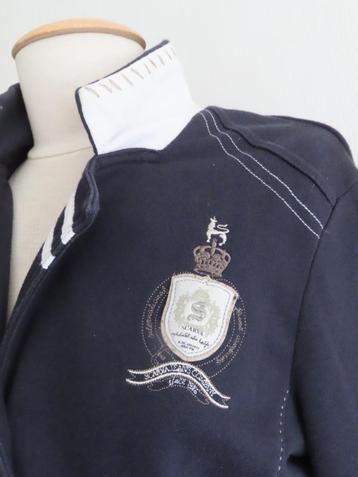 SCARVA, Katoen binnen/buiten blazer Nautic optiek mt 40/42 beschikbaar voor biedingen