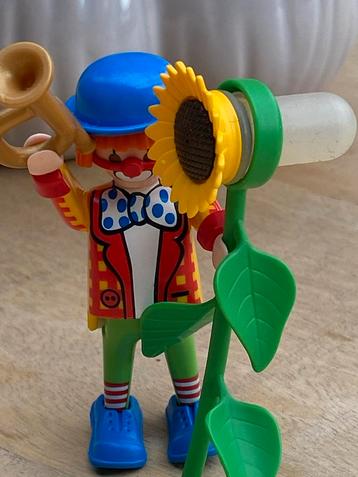 Playmobil Clown met Trompet en Zonnebloem beschikbaar voor biedingen