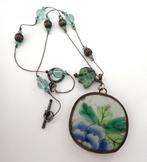 Ketting met antieke scherf, Verzenden, Zo goed als nieuw, Zilver, Overige materialen