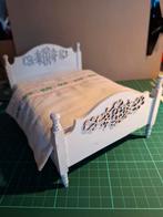 Brocant bed voor poppenhuis, Ophalen of Verzenden, 180 cm of meer, 85 tot 100 cm