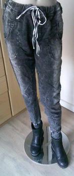 G-MAXX zwarte mineral washed casual broek maat L, Verzenden, Zwart, Maat 42/44 (L), Lang