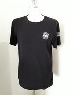 Zwart Alpha Industies "NASA" t-shirt mt XL, Alpha industries, Zwart, Maat 56/58 (XL), Ophalen of Verzenden