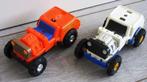 2 Remco Vintage Midget Motors Mighty Mike Action Jeeps Jeep, Verzenden, Gebruikt