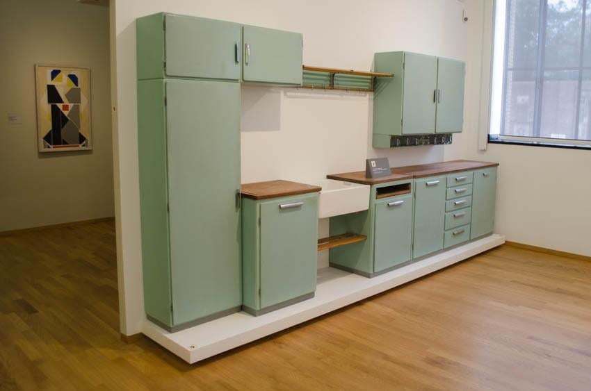 GEZOCHT: Originele Piet Zwart Keuken - Bruynzeel, Gebruikt, Enkelwandige keuken, Ophalen of Verzenden, Hout