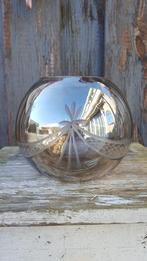 Vintage vaas van rookglas, metaalglans, gegraveerd. 3A2, Huis en Inrichting, Woonaccessoires | Vazen, Tweedehands verkoop, Tweedehands verkoop