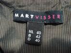 MART VISSER 🩷 bruine blazer met transparante mouwen mt 40, Maat 38/40 (M), Bruin, Zo goed als nieuw, Jasje