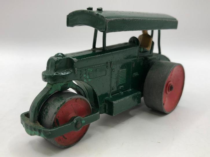 Dinky Toys 25P Aveling Barford Roller -REPAINT- M25, Hobby en Vrije tijd, Modelauto's | 1:43, Gebruikt, Tractor of Landbouw, Dinky Toys