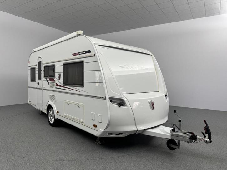 Tabbert Da Vinci 460 E Finest Edition UNIEK Vol opties!, Caravans en Kamperen, Caravans, Bedrijf, Overige, Tabbert, 2 aparte bedden