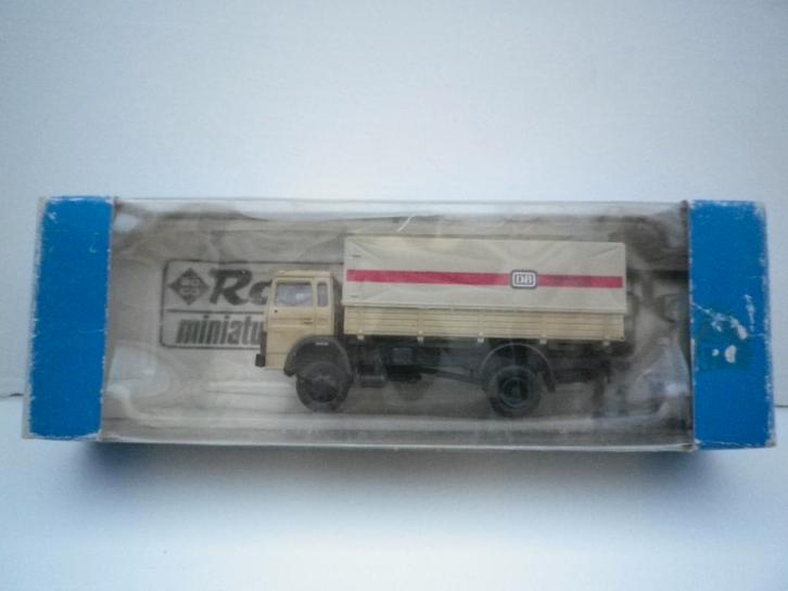 Roco Magirus Deutz M Huifbak wagen DB deutsche Bahn, Hobby en Vrije tijd, Modelauto's | 1:87, Zo goed als nieuw, Bus of Vrachtwagen