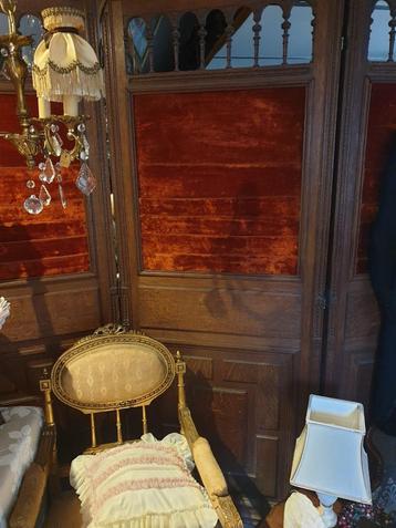 Antiek kamerscherm zeer zeldzaam 2 m hoog 4 panelen beschikbaar voor biedingen
