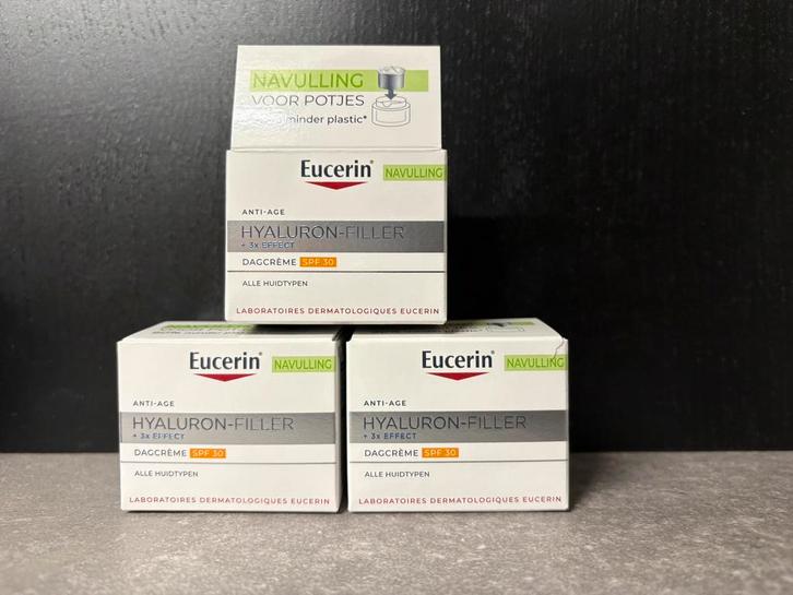 Eucerin Hyaluron Filler 3x effect navulling, Sieraden, Tassen en Uiterlijk, Uiterlijk | Lichaamsverzorging, Nieuw, Ophalen of Verzenden