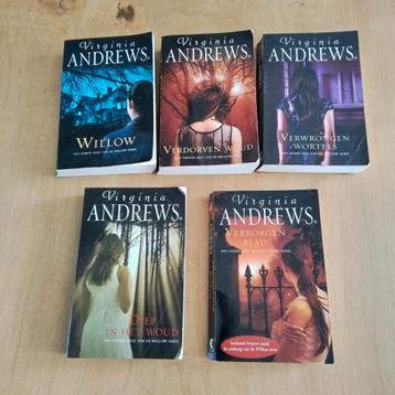 virginia Andrews deel 1 tot 5 van willow serie beschikbaar voor biedingen