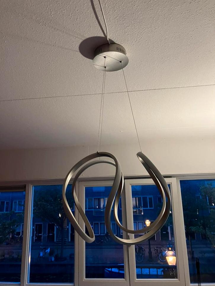 Hanglamp HighLight Kyra zilverkleurig, Huis en Inrichting, Lampen | Hanglampen, Zo goed als nieuw, Minder dan 50 cm, Ophalen